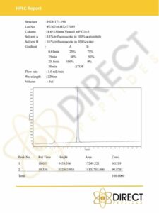 HGH Fragment 176-191 HPLC 2023 Certificates_DIRECT PEPTIDES